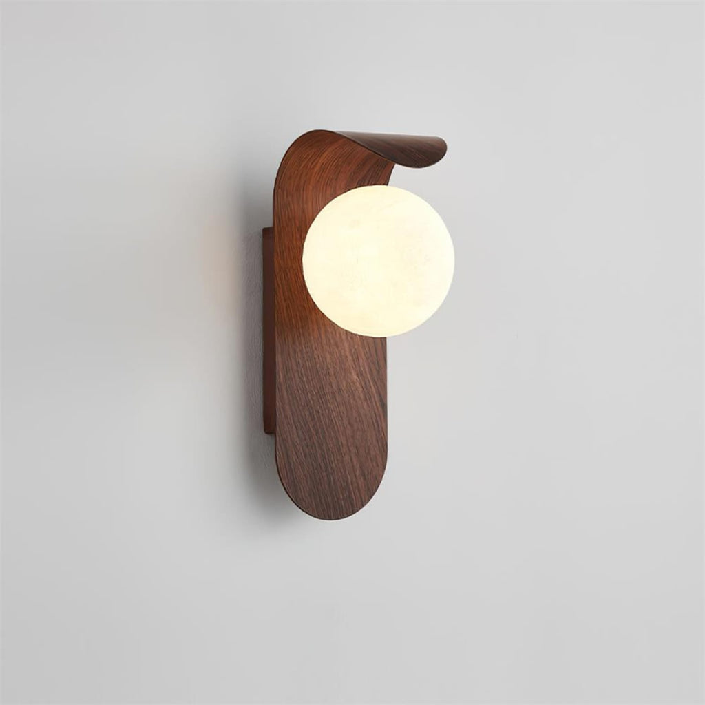 Minimalist Wood Wall Light With Tri-Color Changing Glow — Greenwich Home & Living