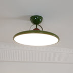 Retro Iron and Acrylic Semi-Flush Ceiling Light With Dimmable Color — Greenwich Home & Living