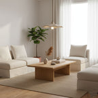Minimalist Concrete Pendant Light With Warm White LED for Dining Room — Greenwich Home & Living