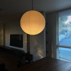 Minimalist Round Lantern Pendant Light With Warm Bulb Included for Living Room — Greenwich Home & Living