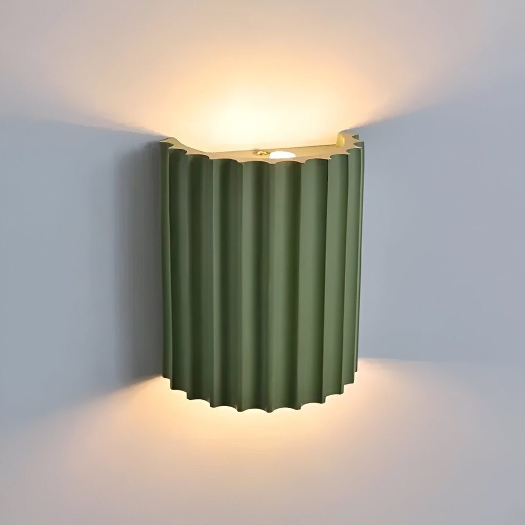 Minimalist Resin Wall Light With Tri-Color Lighting — Greenwich Home & Living