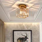 Classic Acrylic Semi-Flush Mount Ceiling Light for Hallway and Bedroom — Greenwich Home & Living