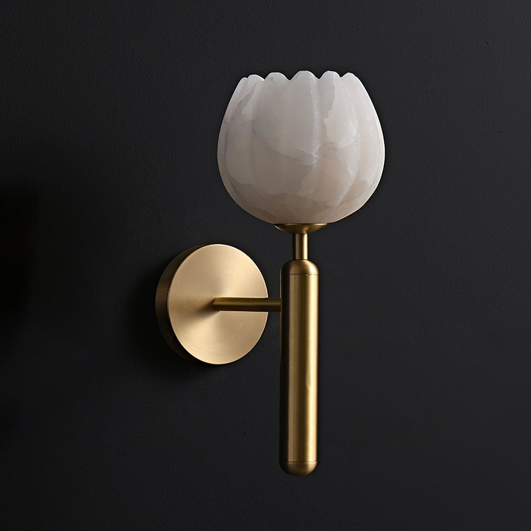 Contemporary Iron and Glass Wall Light With Dual Color Temperature — Greenwich Home & Living
