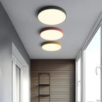 Minimalist Metal Flush Mount Ceiling Light With Tri-Color Dimming — Greenwich Home & Living