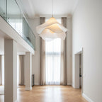 Contemporary Fabric Pendant Light With Dimmable Color Options for Living Room — Greenwich Home & Living