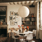 Minimalist Round Lantern Pendant Light With Warm Bulb Included for Living Room — Greenwich Home & Living