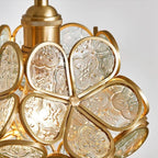 Retro Glass Pendant Light With Warm White Glow — Greenwich Home & Living