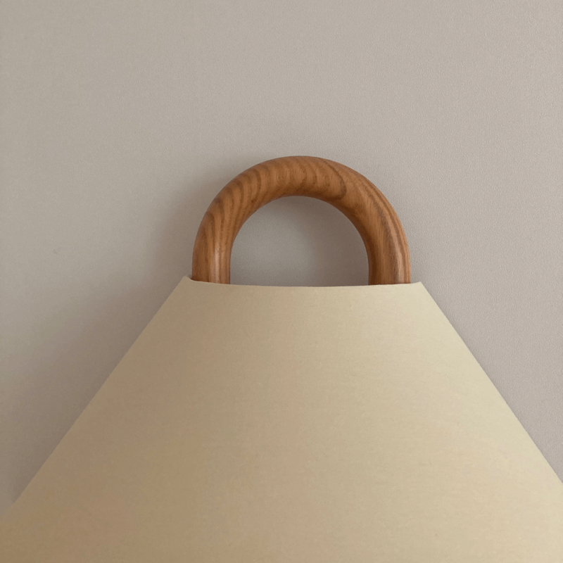 Modern Wood Wall Sconce With Warm LED Glow — Greenwich Home & Living