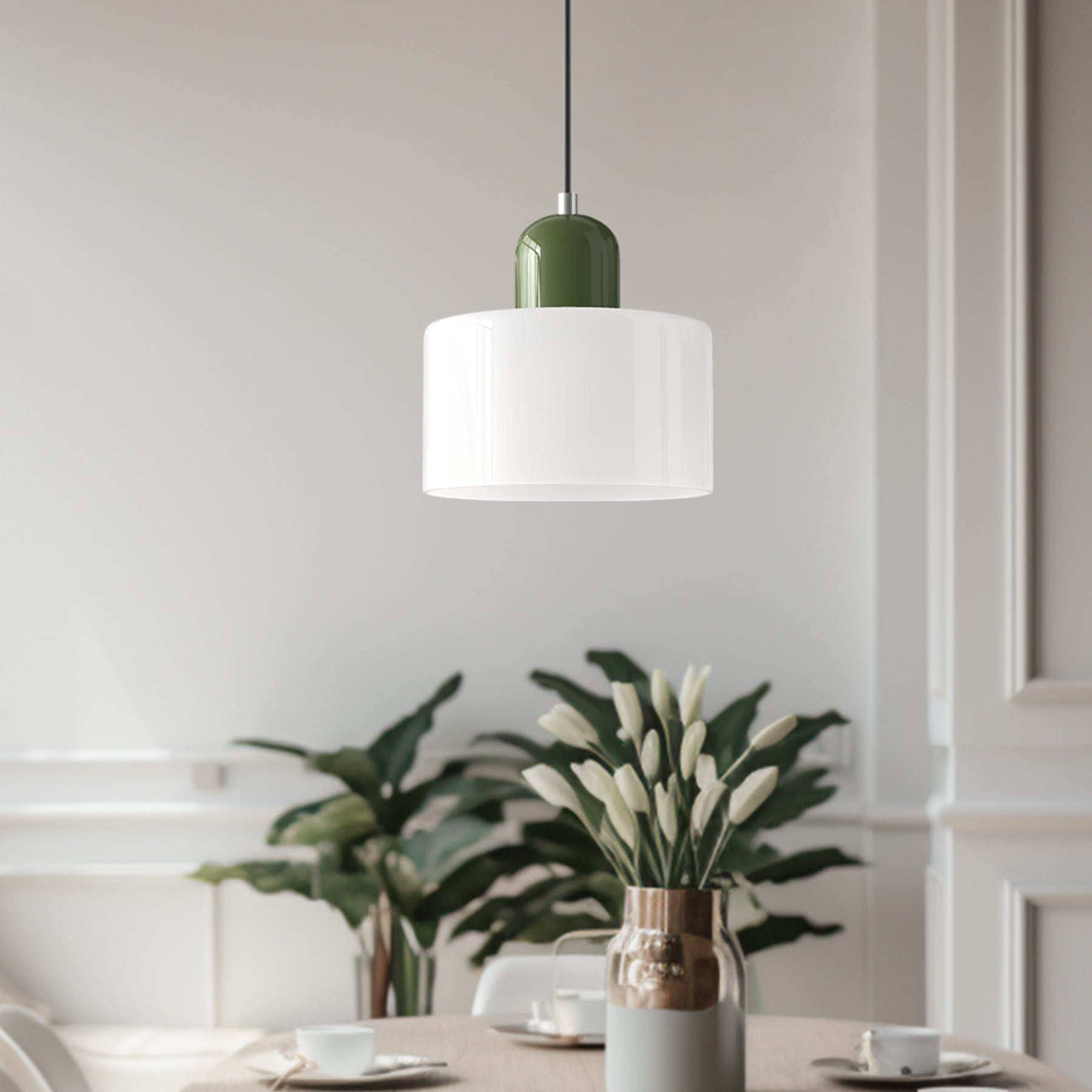 Modern Glass Pendant Light for Dining Room and Kitchen — Greenwich Home & Living