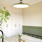 Retro Iron and Acrylic Semi-Flush Ceiling Light With Dimmable Color — Greenwich Home & Living