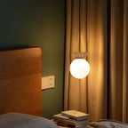Modern Wood and Glass Pendant Light With Warm LED Glow — Greenwich Home & Living