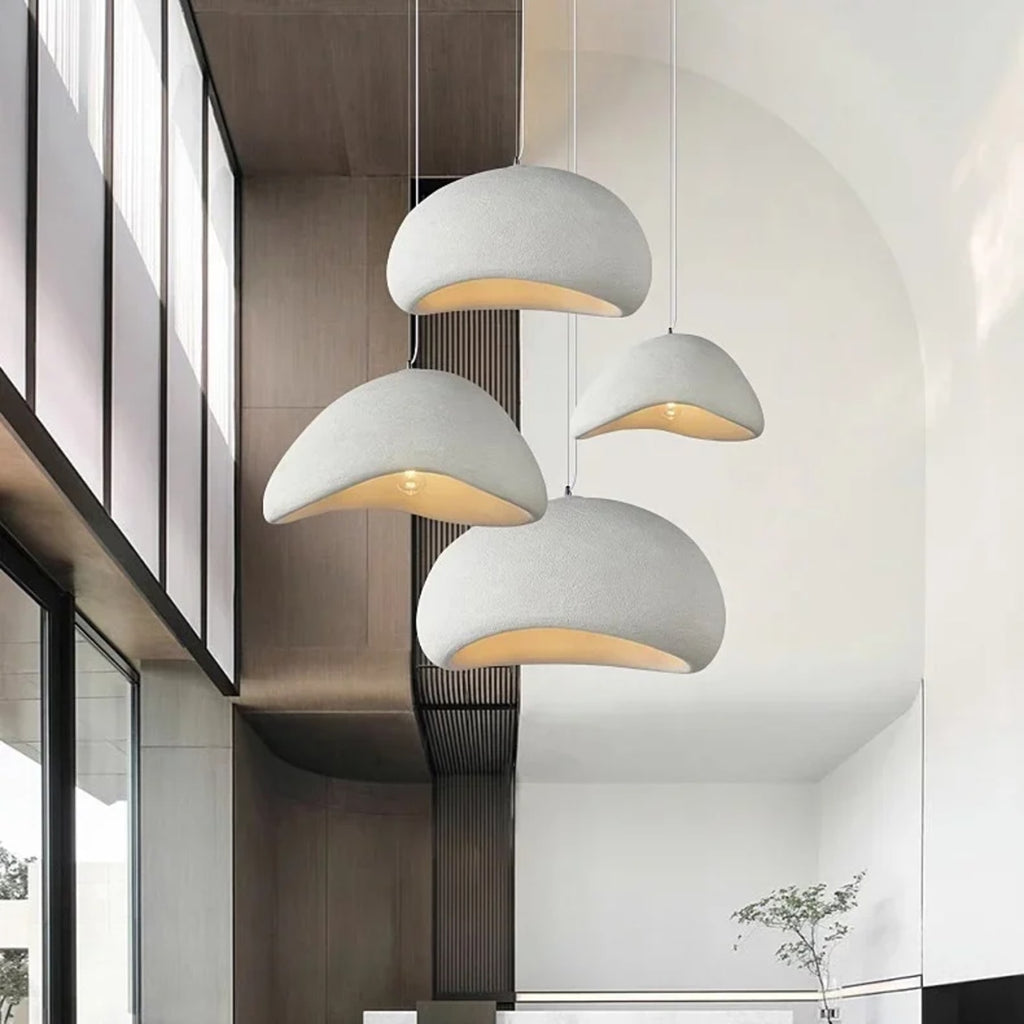 Minimalist Polystyrene Pendant Light for Living Room and Dining Room — Greenwich Home & Living