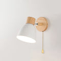 Scandinavian Wood Wall Light for Living Room and Bedroom in White — Greenwich Home & Living