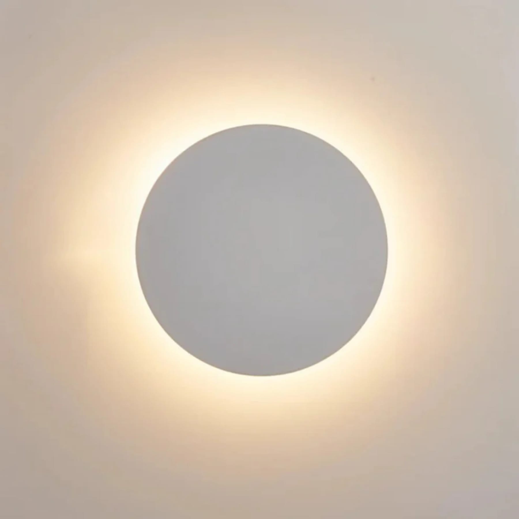 Minimalist Metal Wall Light for Living Room and Bedroom in White — Greenwich Home & Living