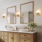 Contemporary Glass Wall Light With Warm Glow for Living Room — Greenwich Home & Living