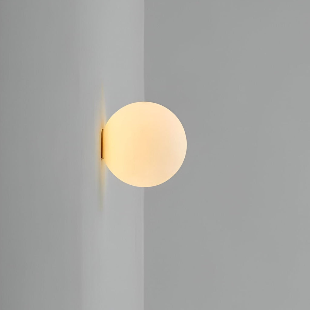 Minimalist Glass Wall Light With Warm White Glow — Greenwich Home & Living