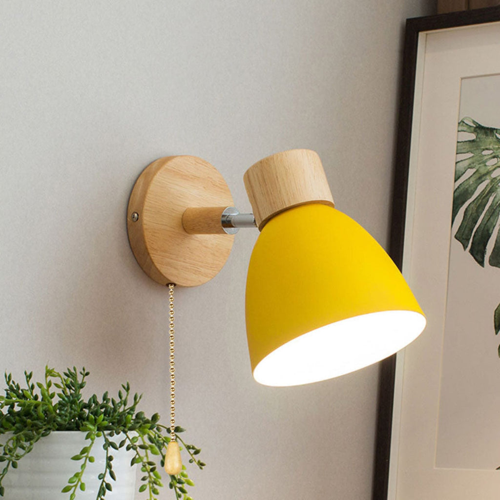 Scandinavian Wood Wall Light for Living Room and Bedroom — Greenwich Home & Living