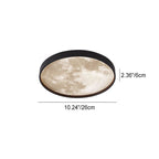 Modern Metal Flush Mount Ceiling Light With Remote Dimming — Greenwich Home & Living