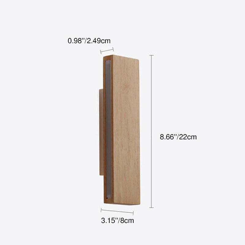 Scandinavian Wood Wall Sconce for Living Room and Bedroom — Greenwich Home & Living