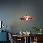 Retro Copper and Glass Pendant Light for Living Room — Greenwich Home & Living