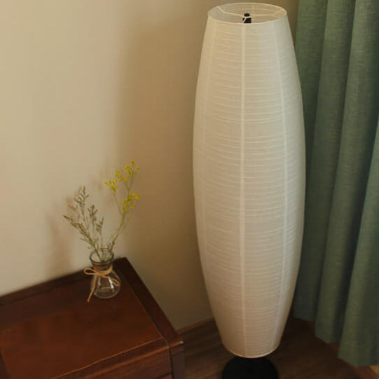 Modern Paper Floor Lamp With Three-Color Glow — Greenwich Home & Living