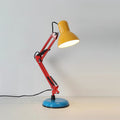 Retro Metal Table Lamp for Home Office and Bedroom in Yellow — Greenwich Home & Living
