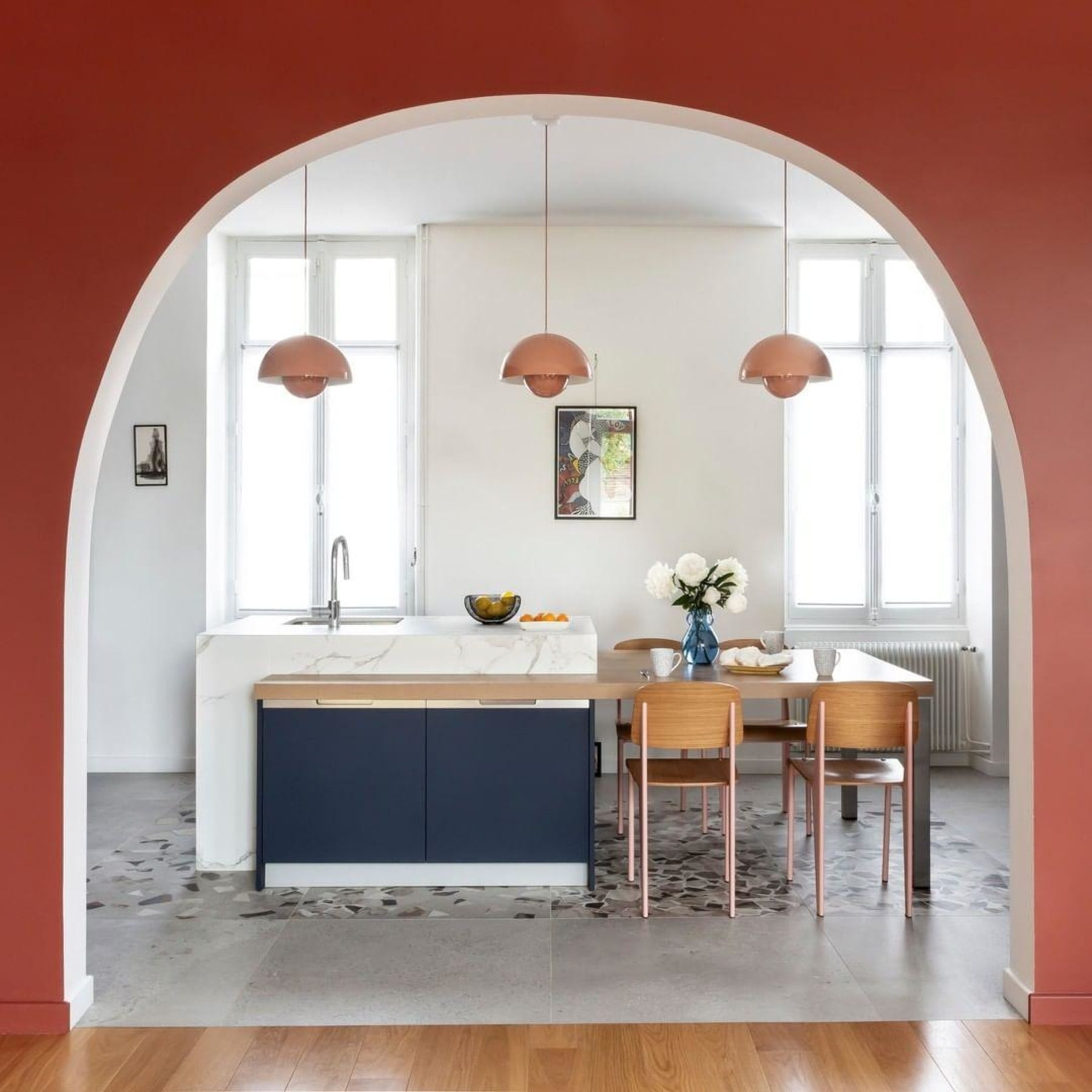 Modern Metal Pendant Light With Adjustable Color Temperature — Greenwich Home & Living