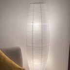 Modern Paper Floor Lamp With Three-Color Glow — Greenwich Home & Living