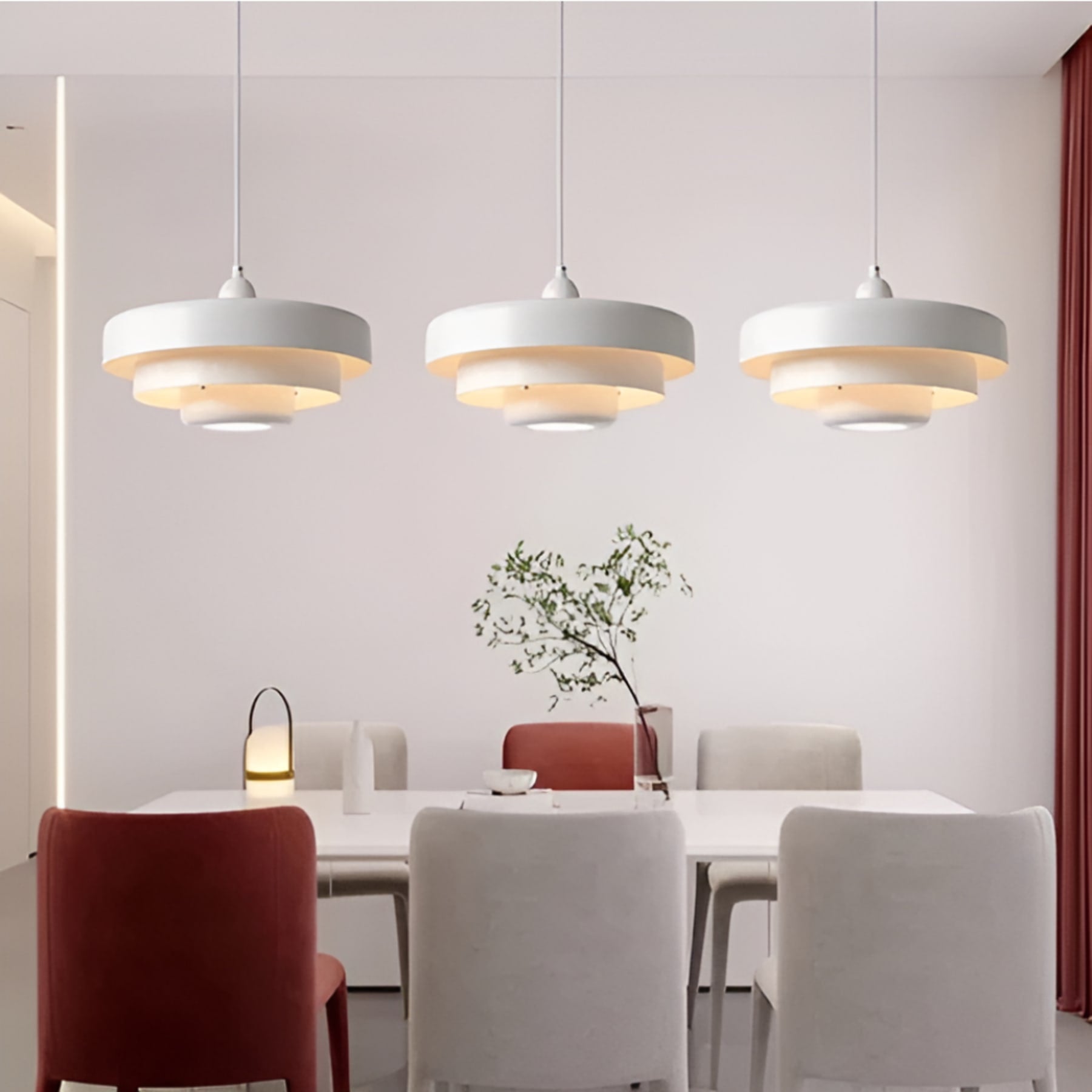 Retro Glass Pendant Light With Warm White Glow For Living And Dining Rooms — Greenwich Home & Living