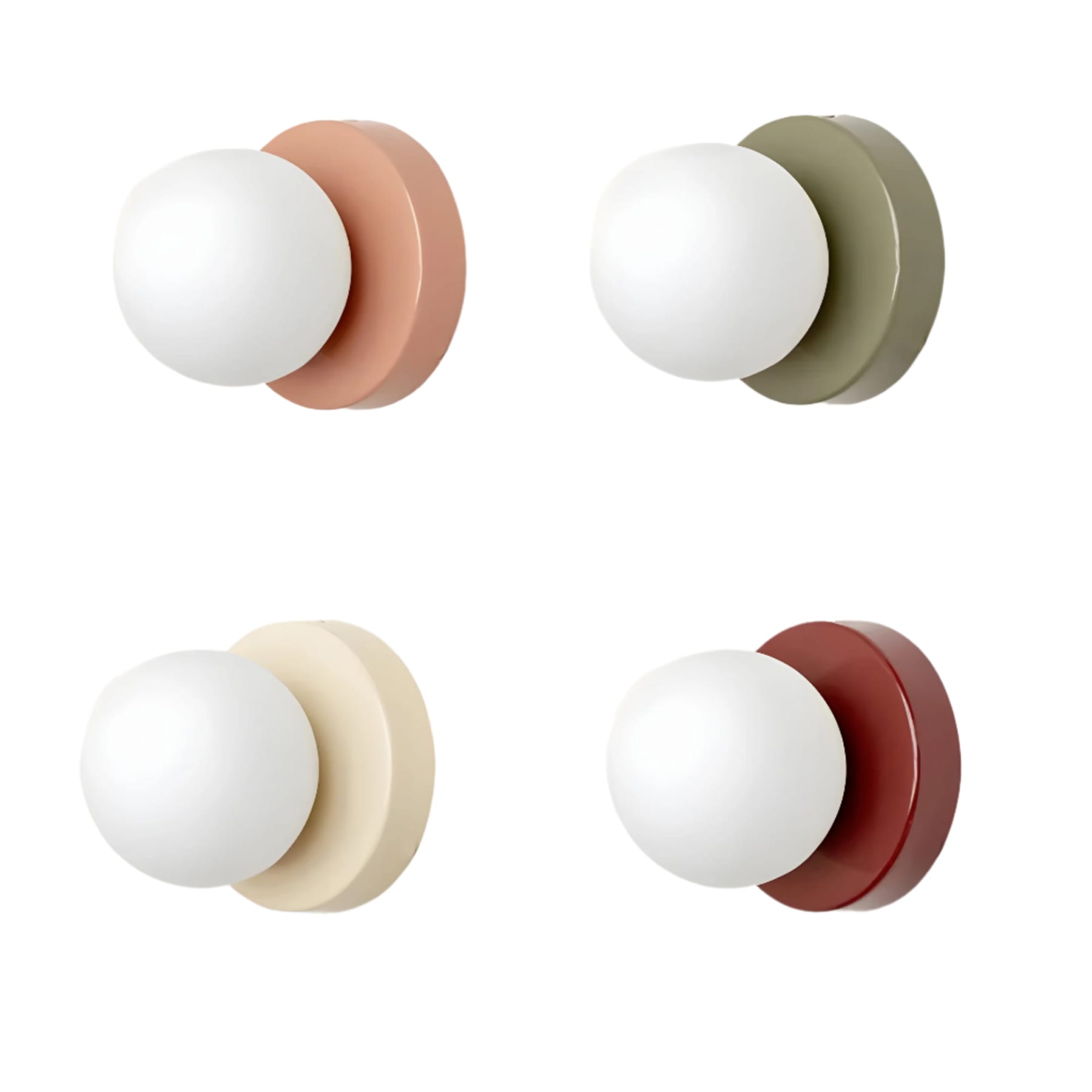 Minimalist Metal Glass Wall Light With Warm White Glow — Greenwich Home & Living