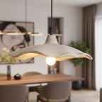Minimalist Concrete Pendant Light With Warm White LED for Dining Room — Greenwich Home & Living