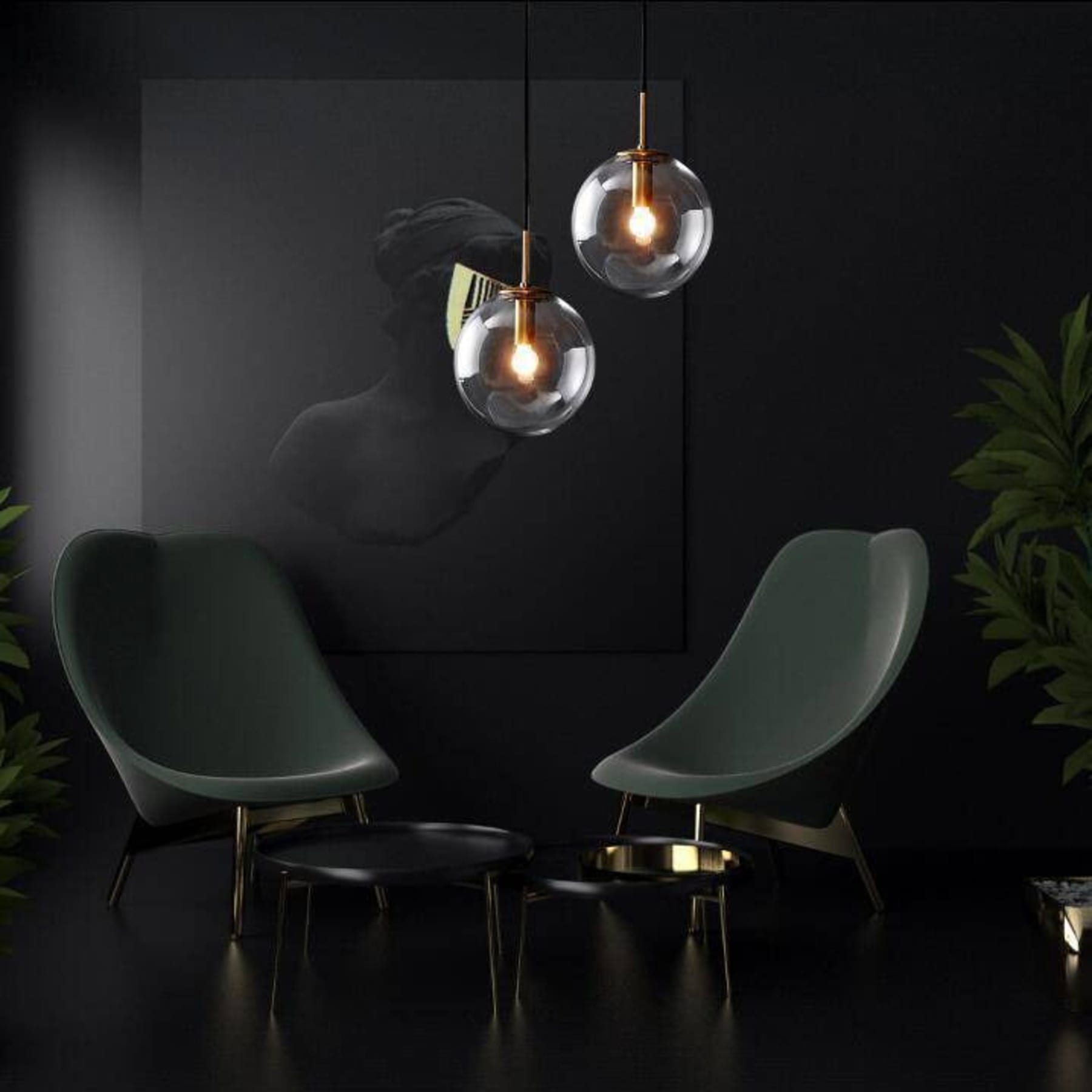 Modern Wrought Iron Wall Light for Living Room and Bedroom — Greenwich Home & Living