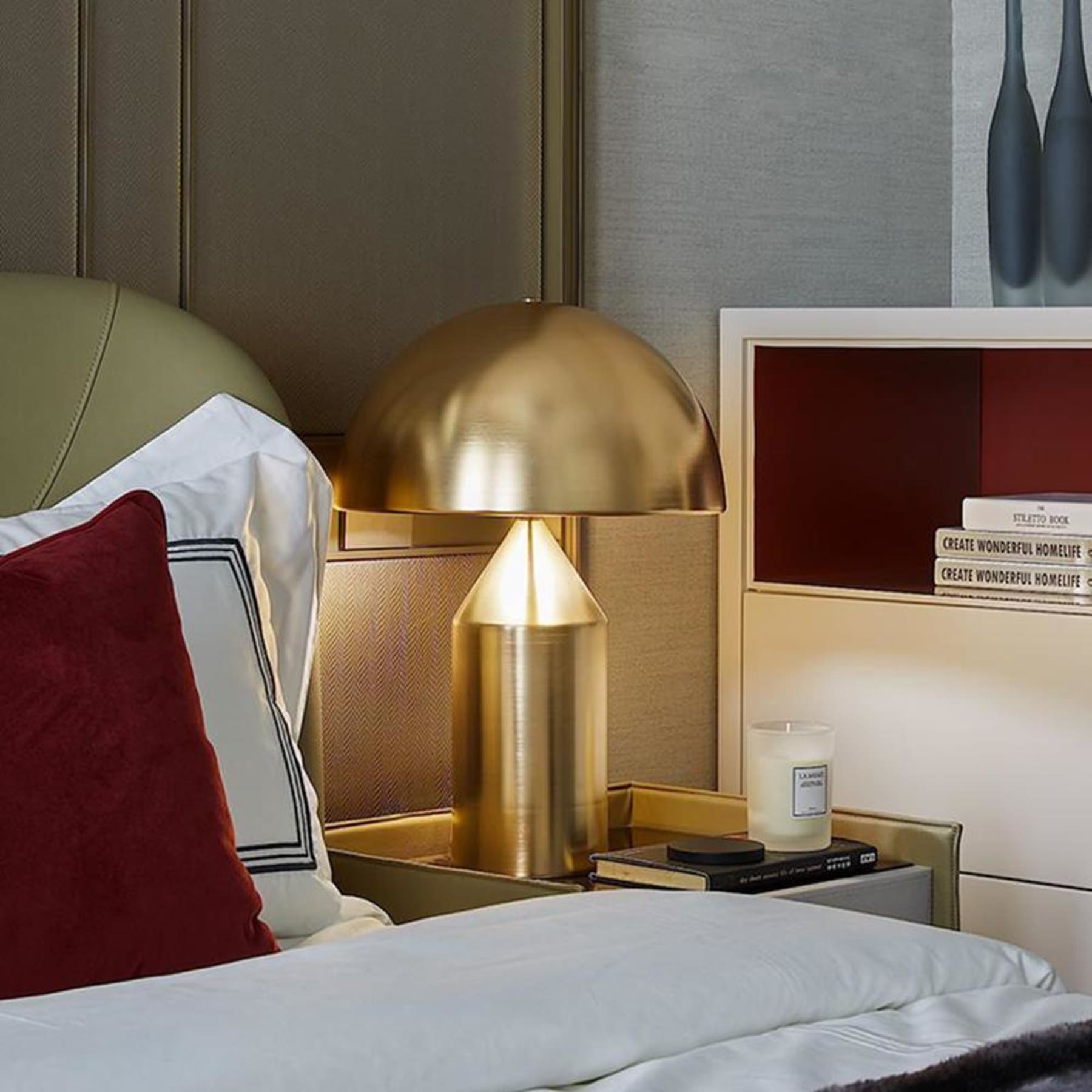 Modern Metal Table Lamp With Adjustable Color Temperature — Greenwich Home & Living