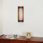 Contemporary Acrylic and Wood Wall Light With Tri-Color Lighting — Greenwich Home & Living