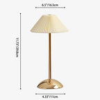 Modern Metal Cordless Table Lamp With Stepless Dimming — Greenwich Home & Living