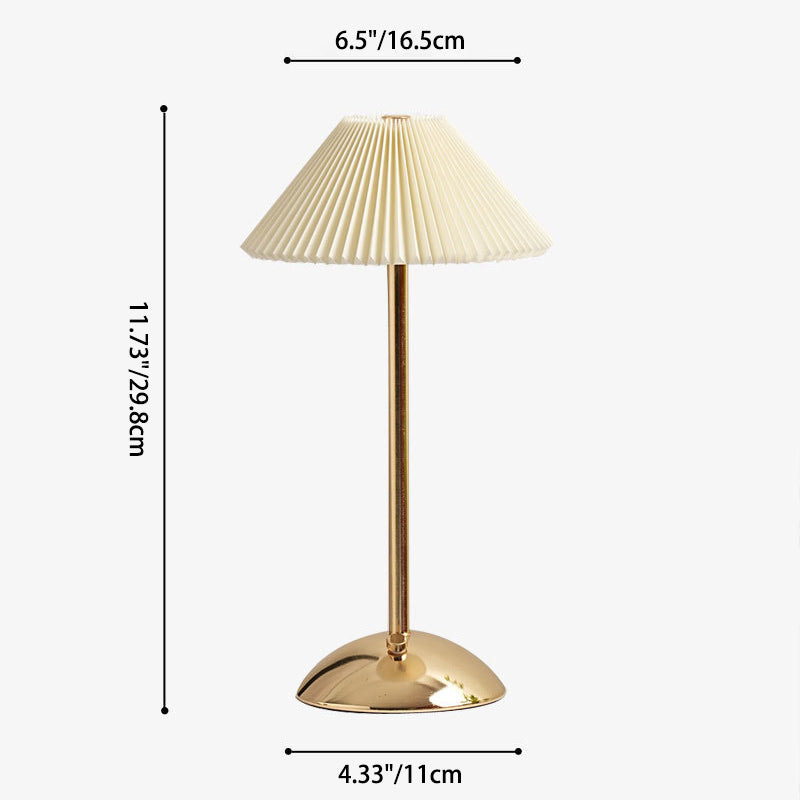 Modern Metal Cordless Table Lamp With Stepless Dimming — Greenwich Home & Living