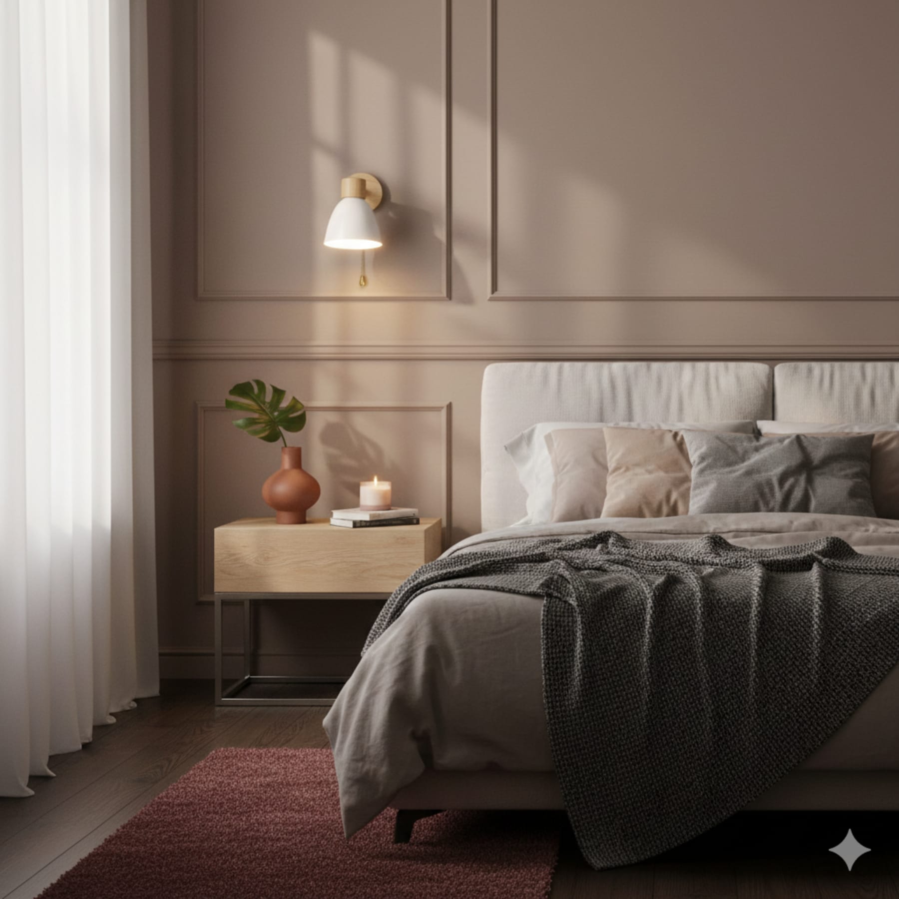 Scandinavian Wood Wall Light for Living Room and Bedroom — Greenwich Home & Living