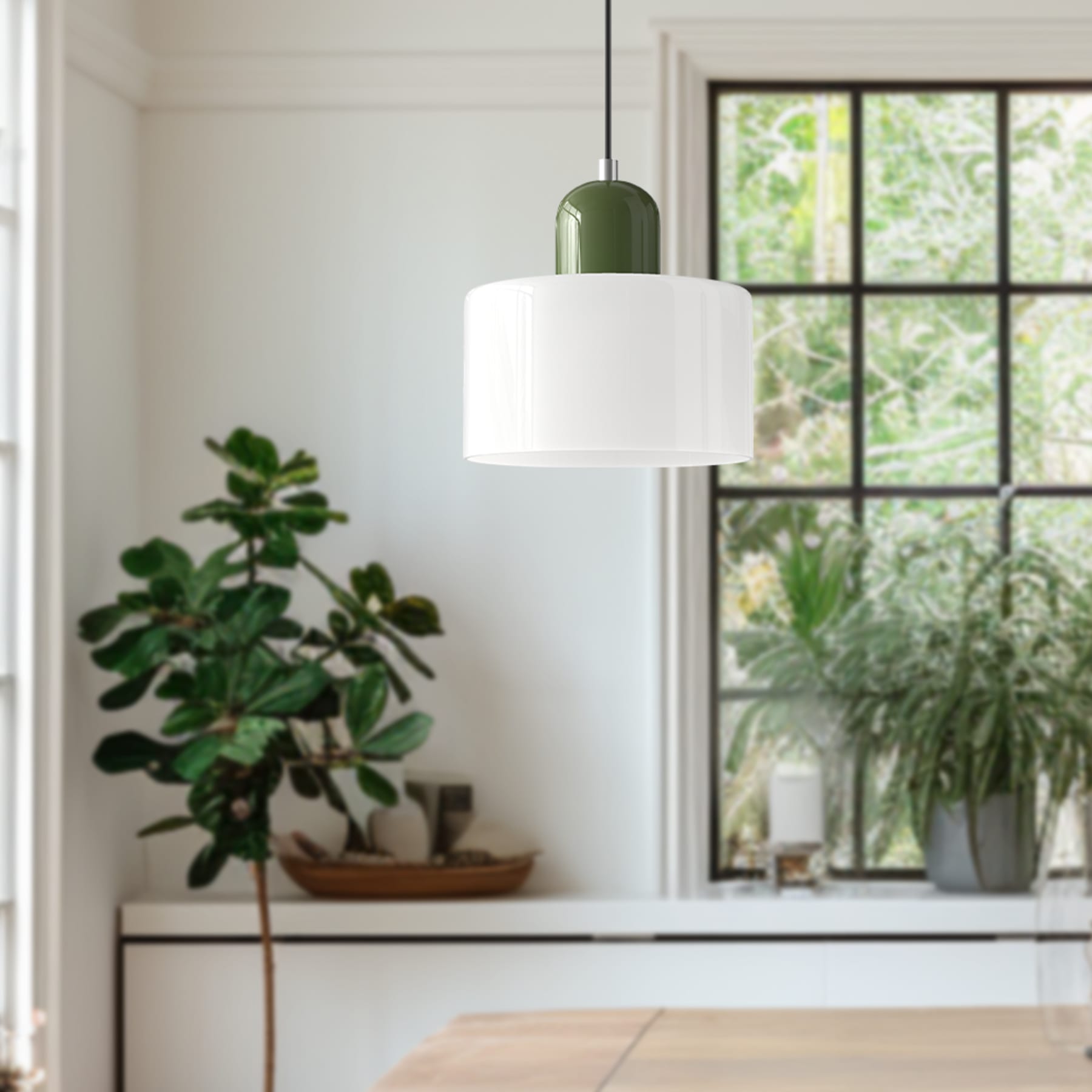 Modern Glass Pendant Light for Dining Room and Kitchen — Greenwich Home & Living