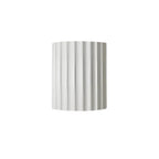 Minimalist Resin Wall Light With Tri-Color Lighting in White — Greenwich Home & Living