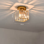Classic Acrylic Semi-Flush Mount Ceiling Light for Hallway and Bedroom — Greenwich Home & Living