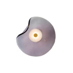 Contemporary Glass Wall Light for Living Room and Bedroom in Gray — Greenwich Home & Living