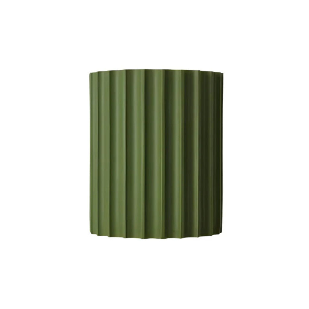 Minimalist Resin Wall Light With Tri-Color Lighting in Green — Greenwich Home & Living