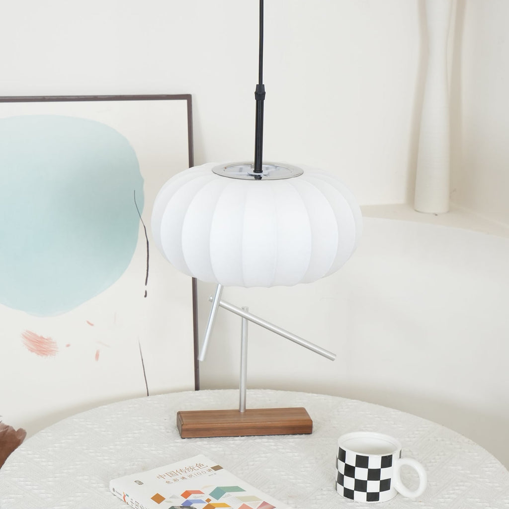 Modern Silk Fabric Pendant Light With Adjustable Color Temperature — Greenwich Home & Living