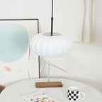 Modern Silk Fabric Pendant Light With Adjustable Color Temperature — Greenwich Home & Living