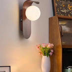Minimalist Wood Wall Light With Tri-Color Changing Glow — Greenwich Home & Living