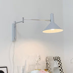 Retro Metal Wall Light With Tri-Color Lighting for Bedroom — Greenwich Home & Living