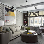 Modern Linear Metal Ceiling Light With Adjustable Color Temperature — Greenwich Home & Living