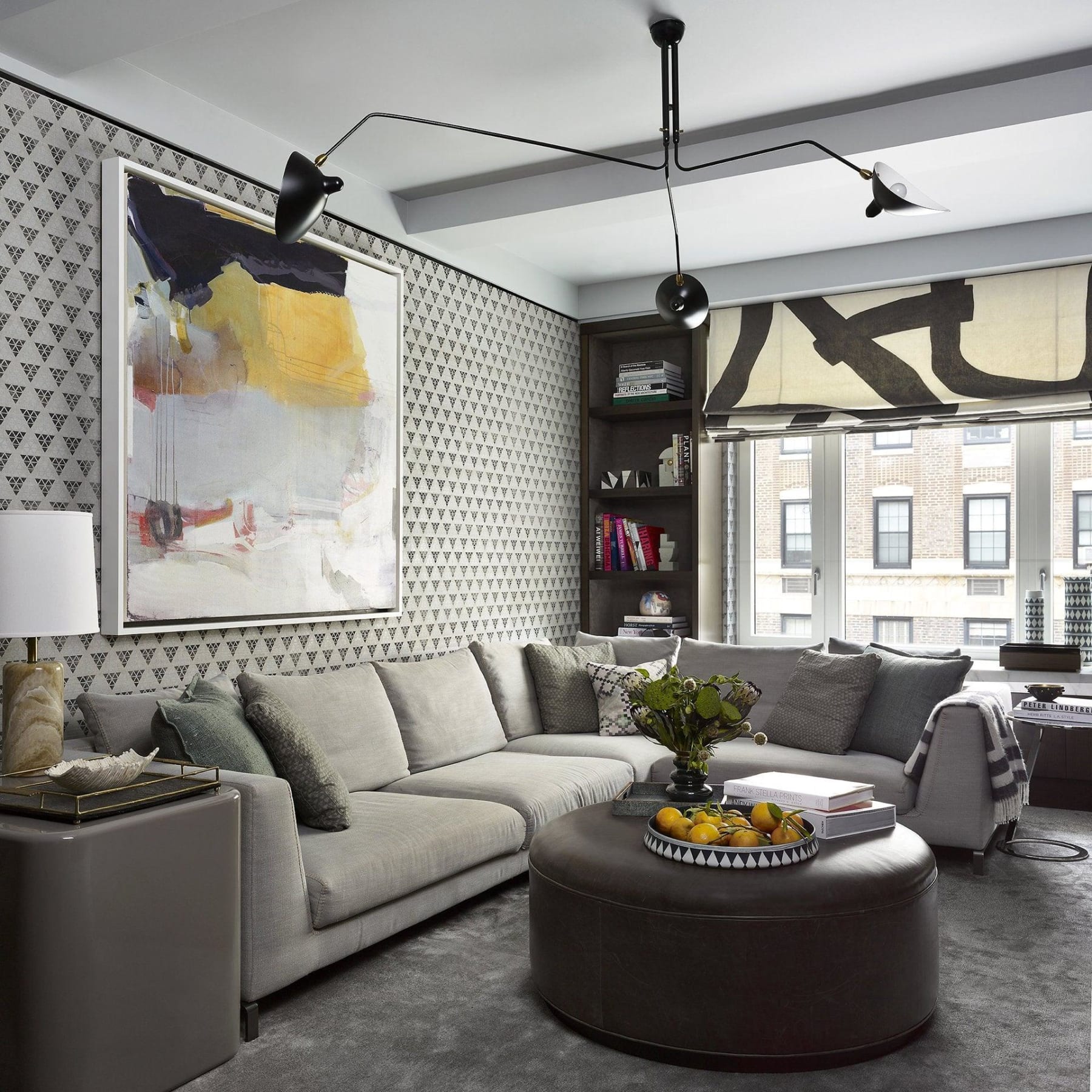 Modern Linear Metal Ceiling Light With Adjustable Color Temperature — Greenwich Home & Living