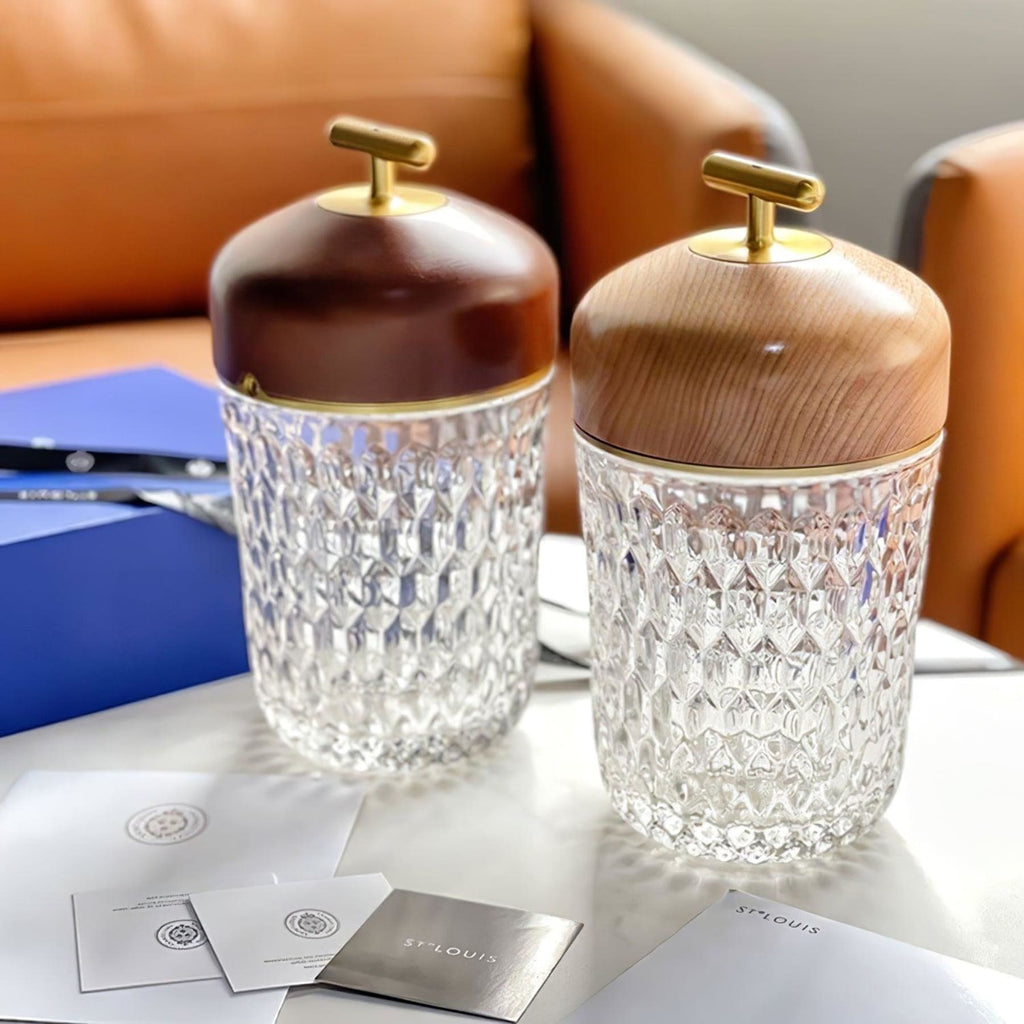 Contemporary Glass Table Lamp With Adjustable Color Temperature — Greenwich Home & Living