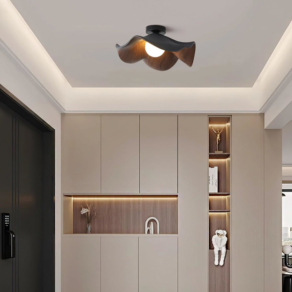 Scandinavian Resin Ceiling Light With Three-Color Light for Living Room — Greenwich Home & Living